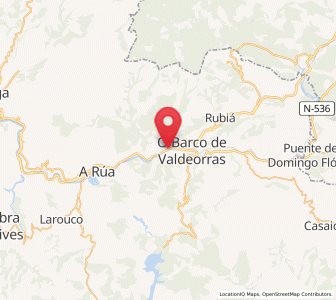 Map of A Pobla, Galicia