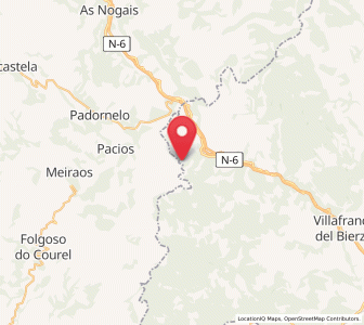 Map of A Treita, Galicia