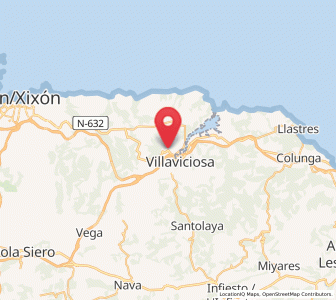 Map of Abayu, Asturias
