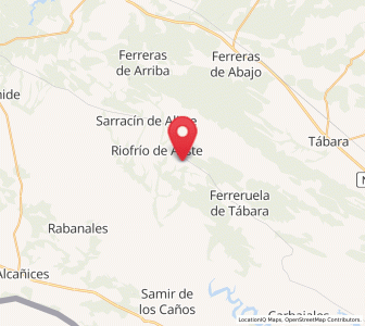 Map of Abejera, Castille and León