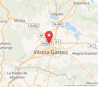 Map of Abetxuko, Basque Country