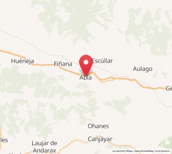 Map of Abla, Andalusia
