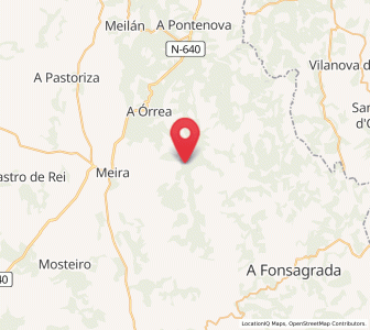 Map of Acebedo, Galicia