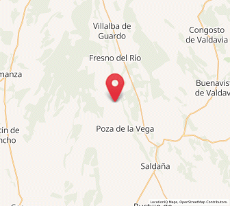 Map of Acera de la Vega, Castille and León