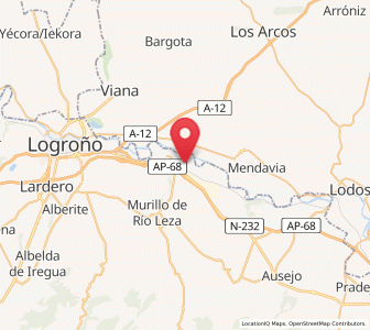 Map of Agoncillo, La Rioja
