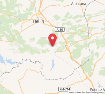 Map of Agramón, Castille-La Mancha