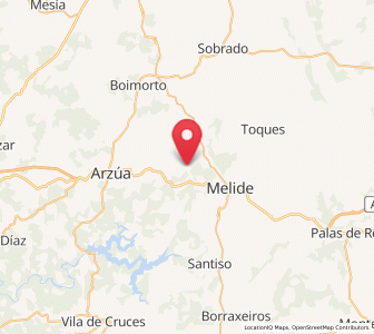 Map of Agrón, Galicia