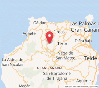 Map of Agua de Fontanales, Canary Islands