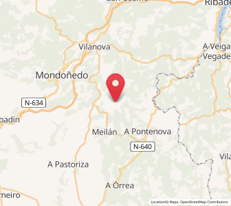 Map of Aguajosa, Galicia
