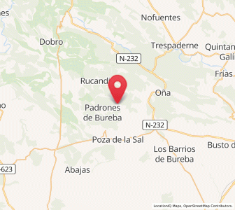 Map of Aguas Cándidas, Castille and León
