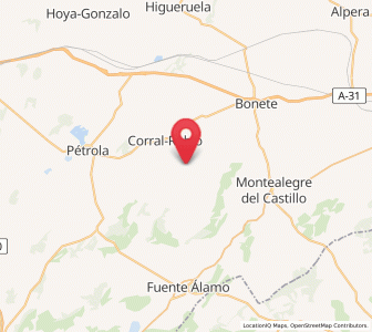 Map of Aguaza, Castille-La Mancha