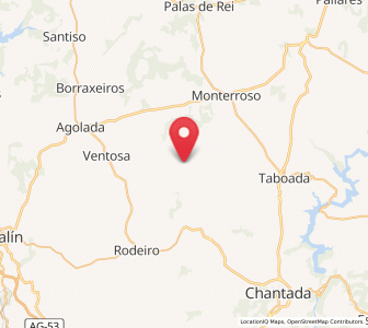 Map of Agüela, Galicia