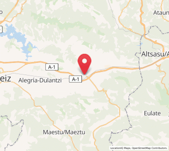 Map of Agurain / Salvatierra, Basque Country