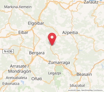 Map of Aizpurutxo, Basque Country