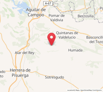 Map of Albacastro, Castille and León