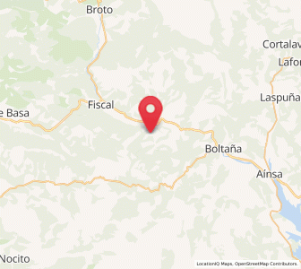 Map of Albella, Aragon