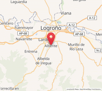 Map of Alberite, La Rioja