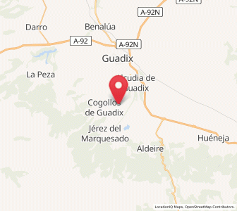 Map of Albuñán, Andalusia