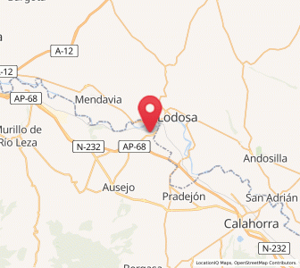 Map of Alcanadre, La Rioja