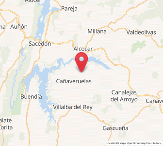 Map of Alcohujate, Castille-La Mancha