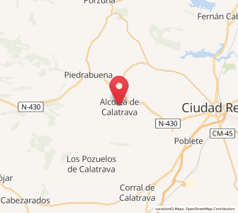Map of Alcolea de Calatrava, Castille-La Mancha