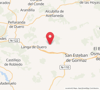 Map of Alcozar, Castille and León