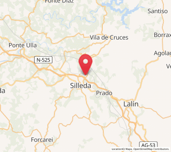 Map of Aldea de Abaixo, Galicia
