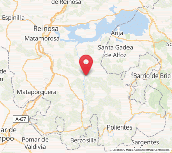 Map of Aldea de Ebro, Cantabria