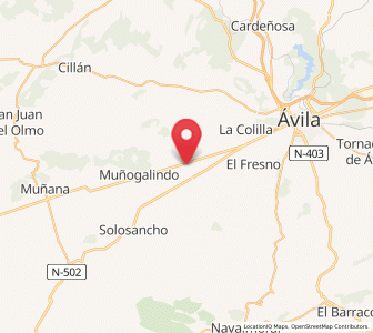Map of Aldealabad, Castille and León