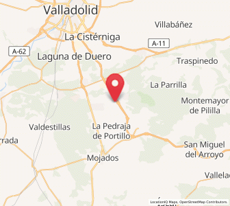Map of Aldeamayor de San Martín, Castille and León