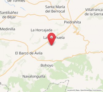Map of Aldeanueva de Santa Cruz, Castille and León