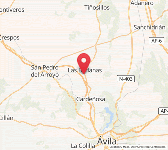 Map of Aldehuela, Castille and León