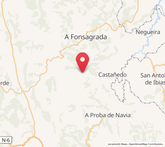 Map of Aldobrén, Galicia