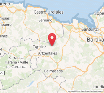Map of Alen, Basque Country