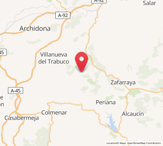 Map of Alfarnate, Andalusia