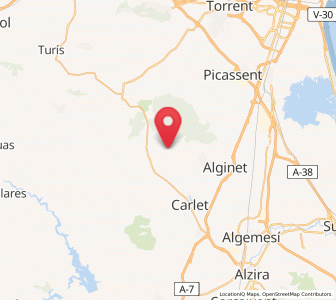 Map of Alfarp, Valencia