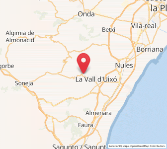 Map of Alfondeguilla, Valencia