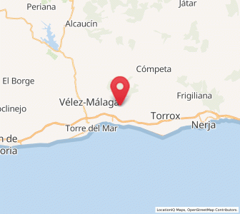 Map of Algarrobo, Andalusia