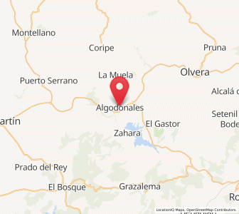 Map of Algodonales, Andalusia