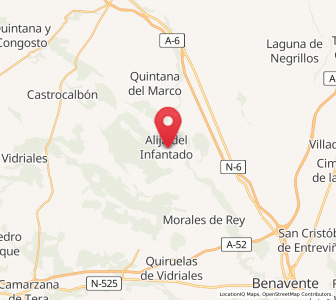 Map of Alija de los Melones, Castille and León
