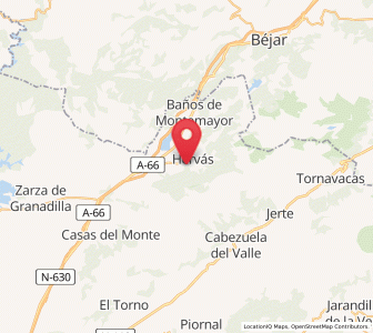 Map of Alisadilla, Extremadura