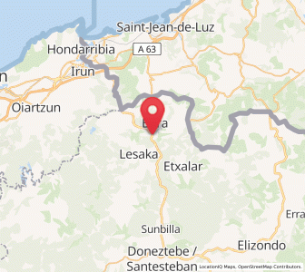Map of Alkaiaga, Navarre