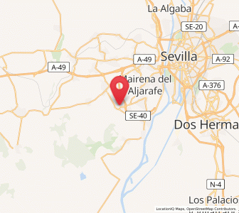 Map of Almensilla, Andalusia