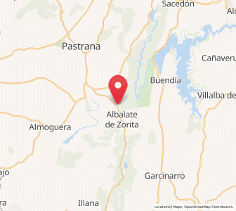Map of Almonacid de Zorita, Castille-La Mancha