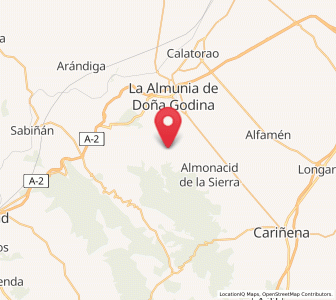 Map of Alpartir, Aragon