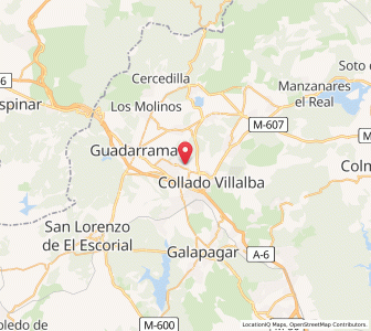 Map of Alpedrete, Madrid