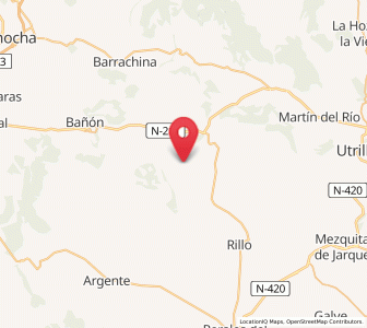 Map of Alpeñés, Aragon