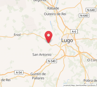 Map of Alta, Galicia