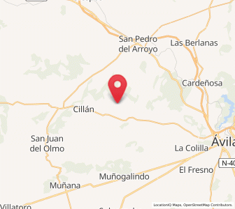 Map of Altamiros, Castille and León