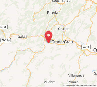 Map of Alvaré, Asturias